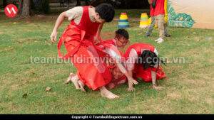 Quần Khổng Lồ Team Building, Cho Thuê Quần Khổng Lồ 4 Người Chơi, Trò Chơi Quần Khổng Lồ