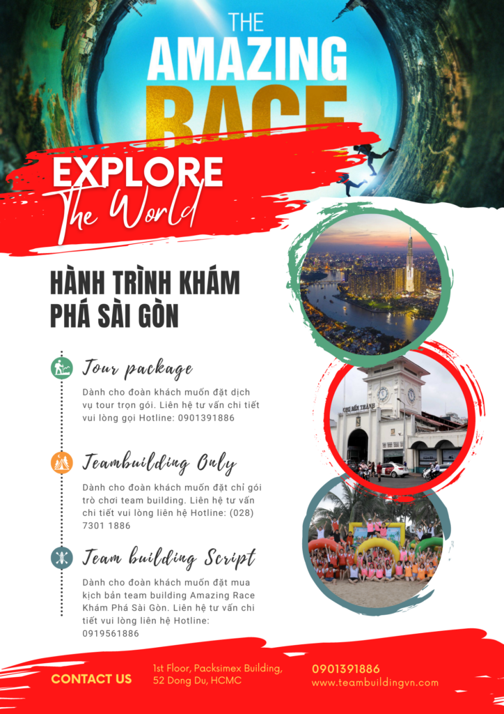 Team Building Amazing Race Khám Phá Sài Gòn