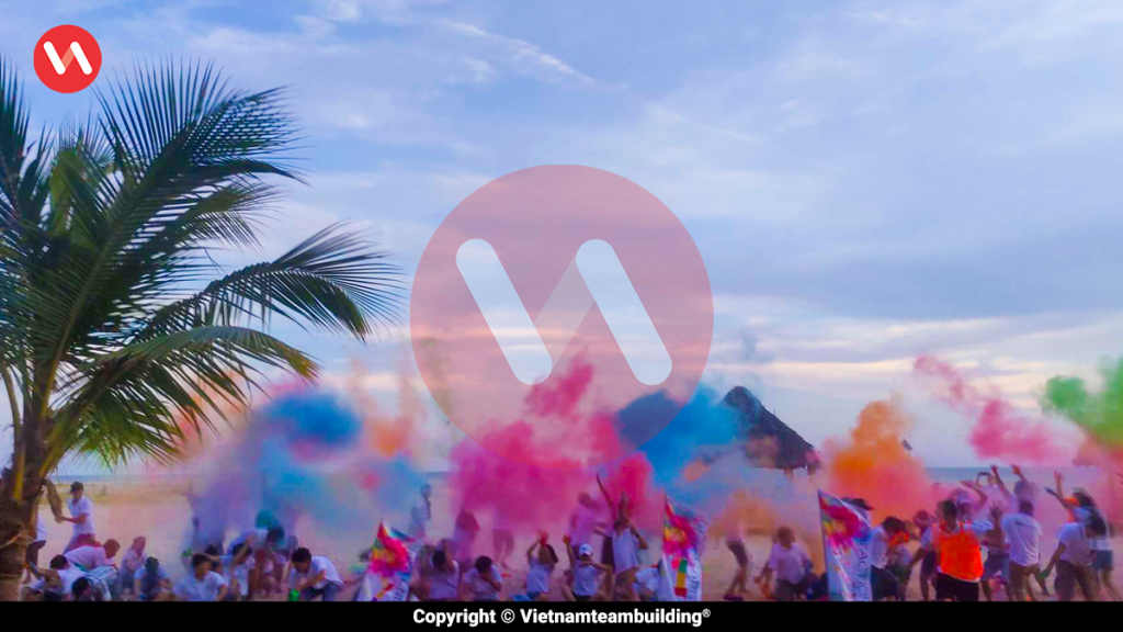 Tổ chức team building tại Vũng Tàu, bãi biển Hồ Cốc Hồ Tràm