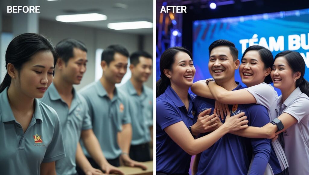 Đọc vị nhu cầu team building. Sự khác biệt giữa một chương trình team building hời hợt và một chương trình được tổ chức đúng mục tiêu, mang lại hiệu quả gắn kết cao