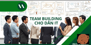 Team Building Cho Dân IT - Một đội ngũ IT đang hợp tác giải quyết một thử thách logic trong chương trình team building được thiết kế riêng cho dân công nghệ.
