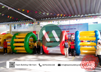 Cho Thuê Bánh Xe Khổng Lồ Bơm Hơi Team Building Việt Nam