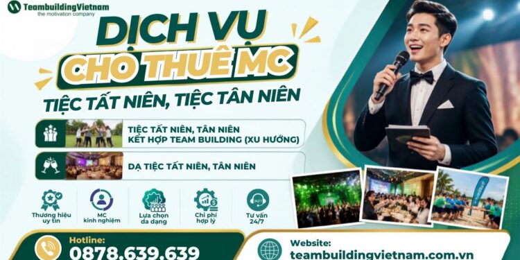 Cho thuê mc tiệc tất niên, cho thuê mc tân niên, thuê mc dẫn chương trình tiệc tất niên, mc year end party. Dịch vụ cho thuê MC tiệc tất niên chuyên nghiệp, duyên dáng, làm chủ sân khấu sự kiện doanh nghiệp cuối năm 2026.