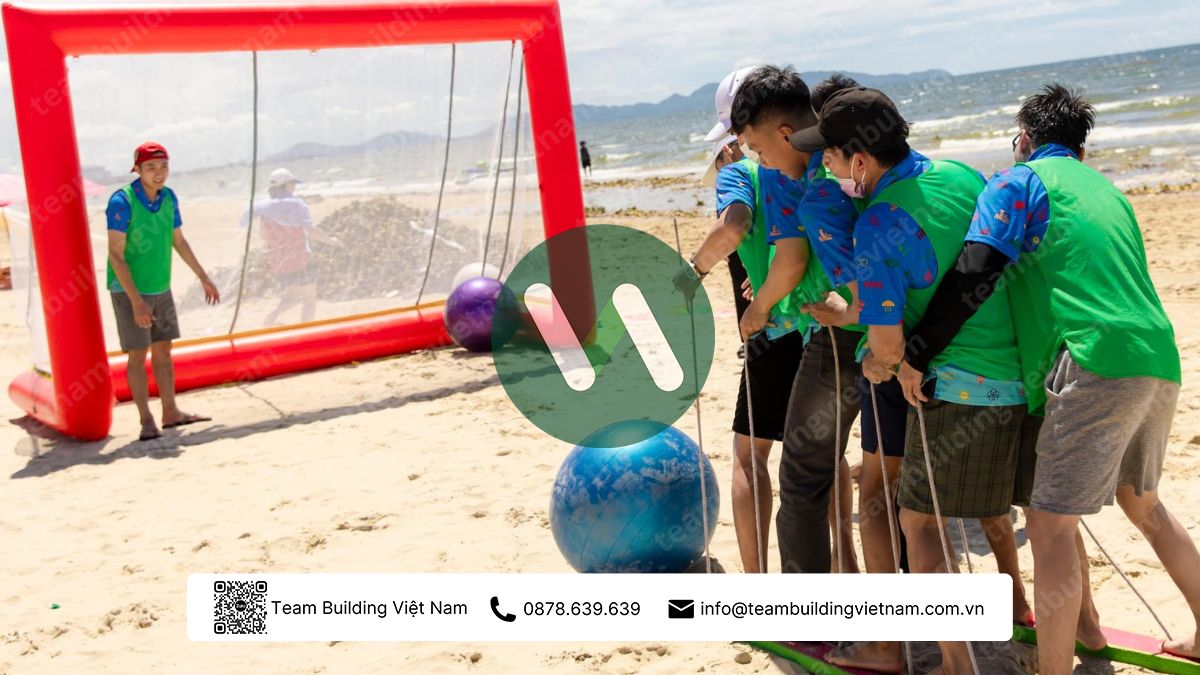 Khung Thành Bơm Hơi, Cho Thuê Khung Thành Bơm Hơi chơi Team Building, khung thành đá bóng bơm hơi
