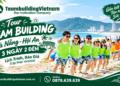 Đoàn khách doanh nghiệp tham gia tour team building Đà Nẵng 3 ngày 2 đêm với các hoạt động gắn kết trên bãi biển Mỹ Khê cập nhật tháng 10/2026.